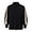 Black, variant on Mens T-shirts Men's Casual Loose Fit Stand Collar Shirt With Tie Detail Color Block Design For Daily Wear Comfortable Non Stretch Fabric All Season Mod Bod Tops Long Sleeve Shirt Men Yellow XL