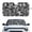 Camo, variant on HUIACONG Classic Sea Turtle Keeps Car Interior Cool Car Windshield Sunshade for Trucks Automotive Foldable UV Reflective Windshield Sun Shade