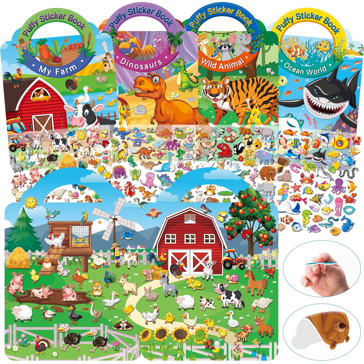 Colouring, Activity And Sticker Books