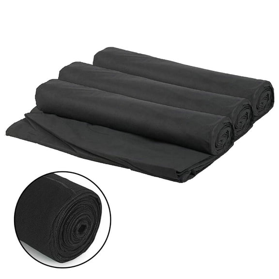 Wideskall 3-Packs 3.25' x 16' Feet Landscape Ground Cover Weed Barrier Control Fabric Plant Cover
