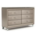 thumbnail image 4 of Furniture of America San Angelo Adult Modern 6-Drawer Dresser, Rose Gold, 4 of 6