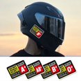 thumbnail image 2 of Pegatinas decorativas para casco de piloto de carreras, tipo de sangre, para carenado delantero de motocicleta, para Yamaha, Kawasaki, Suzuki, Honda, Harley, KTM, Vespa, 2 of 5