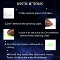 thumbnail image 7 of Glow in the Dark Stars, Star Stickers for Ceiling, Sticky 201 Pieces 3D Glowing Stars and Moons, Wall Decor for Kids Baby Bedroom, Starry Sky, 7 of 7