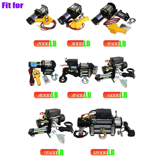 VONKY 3PCS Electric Winch Remote Control Controller Winch Remote Control Remote Controller Handheld 2000LB-4500LB