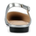 thumbnail image 3 of Journee Womens Daphnne Sling Back Pointed Toe Flats, Widths Available, 3 of 9