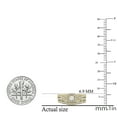 thumbnail image 5 of Dazzlingrock Collection 0.45 Carat (ctw) 10K Round Diamond Ladies Bridal Halo Engagement Ring Set 1/2 CT, Yellow Gold, Size 9.5, 5 of 12