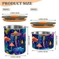 thumbnail image 3 of Fantasy Mushroom Airtight Coffee Bean Canister 30oz Food Storage Containers with Lids For Gournd, Tea, Sugar, Flour, Rice, Cereal, Candy Cookie Jar, 3 of 8