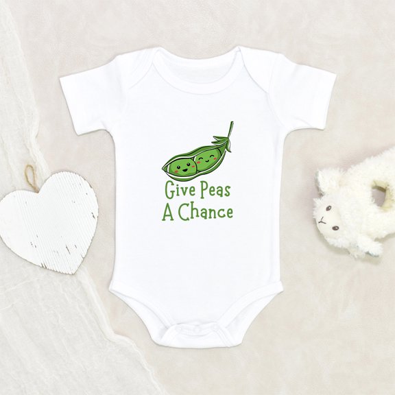 Newbabywishes - Cute Give A Piece Chance Baby Clothes for Boys and Girls - Newborn Baby Clothes