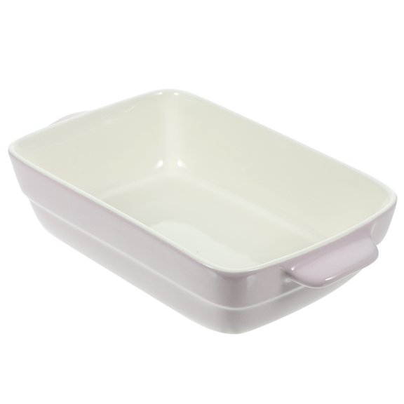 Toyvian White Ceramic Nonstick Baking Pan for Cakes, Cookies, Brownies and More - Easy Cleanup Bakeware