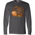 thumbnail image 3 of Inktastic I Love Fall Most of All Colorful Autumn Leaves Long Sleeve T-Shirt, 3 of 5
