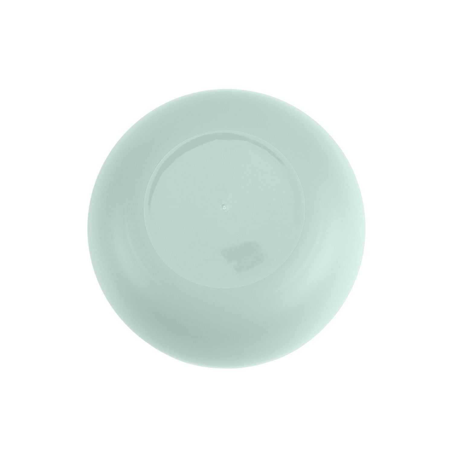 Assiette ronde festonnée en polypropylène Mainstays, Menthe