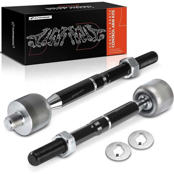 A-Premium 2 x Front Inner Tie Rod Ends, Compatible with Hyundai Sonata 2015-2019 & Kia Optima 2016-2018, Cadenza 2017-2019