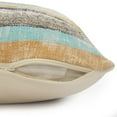 thumbnail image 4 of Ox Bay Eli 14" x 36" Multicolor Shag Striped Cotton Adult Decorative Lumbar Throw Pillow Cover, 4 of 8