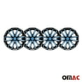 thumbnail image 4 of 16" Hubcaps for Honda CR-V Car Wheel Cover Black with Glossy Insert Blue 4 Pcs, 4 of 10