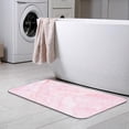 thumbnail image 6 of Pink Texture Background Surface Blank Bath Rugs 16x24 Inch Non Slip Bath Mat Quick Dry Absorbent Thin Bath Rug Fit Under Door Washable Bath Floor Rugs for Bathroom Bathtub Shower Sink,Multi 1, 6 of 6