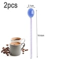 thumbnail image 2 of 2 uds cucharas de vidrio varilla agitadora resistente al calor cucharadita brillante para café helado postre cóctel batido bebida fría MFZFUKR BST3017433-1, 2 of 5
