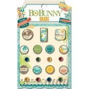 Bo Bunny Key Lime Brads, 19/pkg