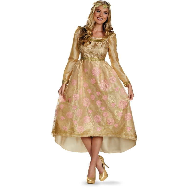 green emerald velvet dress Amazon.com: Disguise Disney Maleficent Movie Aurora Coronation Gown Girls  Deluxe Costume, Medium/7-8 : Clothing, Shoes & Jewelry main image 1