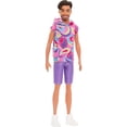 thumbnail image 1 of Barbie Fashionistas Ken Doll #227 with Look Inspired by The Totally Hair Look, Brunette with Short Beard & Slender Body Type, 65th Anniversary Collectible, 1 of 5