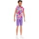 thumbnail image 1 of Barbie Fashionistas Ken Doll #227 with Look Inspired by The Totally Hair Look, Brunette with Short Beard & Slender Body Type, 65th Anniversary Collectible, 1 of 5