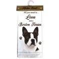 thumbnail image 1 of E&S Pets Boston Terrier Paños De Cocina Blanco Roto 26.00"" X 18.00"" Pequeño, 1 of 2