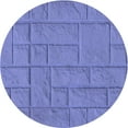 thumbnail image 1 of Ahgly Company Machine Washable Indoor Square Transitional Sky Blue Area Rugs, 3' Square, 1 of 7