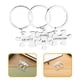 thumbnail image 4 of 3 piezas Siempre estaremos conectados Cartas Llaveros Set Creative Puzzle Pareja Llaveros Regalo para los amantes (Plata), 4 of 7