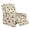 Beige - Dog Paw, variant on HELLHERO Mushroom Butterfly Print Recliner Couch Covers That Stay in Place Recliner Stretch Sofa Slipcover Fitted Lift Chair Covers