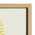 thumbnail image 3 of Kate and Laurel Sylvie Tropical Love Framed Canvas Wall Art by Kasey Free, 18x24 Natural, Heart Inspired Home Decor, 3 of 8