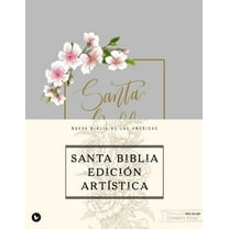 Nbla, Santa Biblia, Edición Artística, Tapa Dura/Tela, Arte Con Bordes Dorados, Palabras de Jesús En Rojo, Comfort Print, (Hardcover)