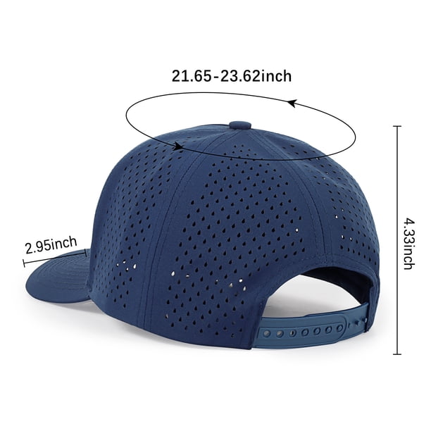 Baseball Cap Blue Hat Sun And Rain Golf Ball Cap For Men Women Waterproof Navy Blue Baseball Cap | Foldable Rain Hat for  main image 4