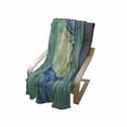 thumbnail image 3 of Underwater Soft Flannel Fleece Blanket, Mermaid Upper Body of a Woman and the Tail of Fish for Swimming Marine Life, Cozy Plush for Indoor and Outdoor Use, 50" x 70", Teal Pale Blue, by Ambesonne, 3 of 5