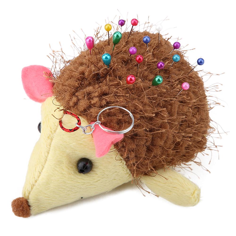 Hedgehog Needle Pillow Patchwork Holder Anti Falling Pin Cushion Needlecraft Sewing Accessories