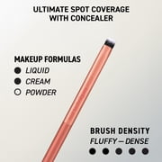 Real Techniques Face Base Makeup Brush Kit for Foundation & Contour, Pink, 4 Piece Set