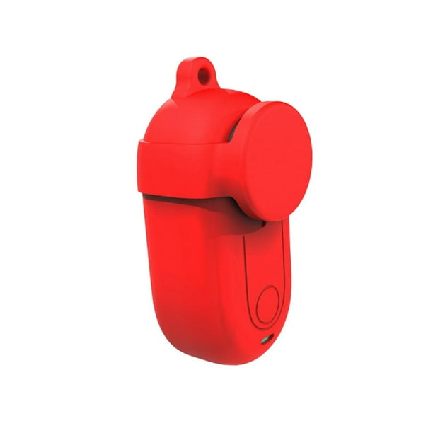 Estuche para cámara, tapas de silicona para lentes de acción, resistente a rayones para Go 3 Rojo
