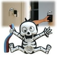 thumbnail image 1 of Warning Sign Wall Sticker For Halloween Home Room Decoration Unique Theme Art, 1 of 7