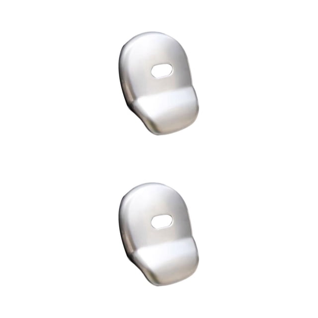 ZheElen ABS Materials Rear Door Handle Trim Exterior For Long-lasting Car Outer Tailgate Handle Covers Silver 2Set