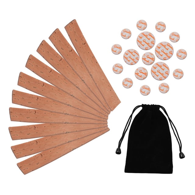 Clarinette Col en Liège et Ensemble de 10 Coussinets pour Clarinette Col en Liège 17 Pcs pour Bb Clarinette