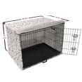 thumbnail image 6 of Botanical Dog Crate Cover, Floral Bouquets Flourishing Summer Blossoms Garden Retro Pattern, Easy to Use Pet Kennel Cover Small Dogs Puppies Kittens, 7 Sizes, Indigo Pink and Mustard, by Ambesonne, 6 of 6