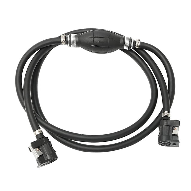Bombilla de Caucho kusrkot 3/8 Manguera de la Línea de Combustible acero Inoxidable 360 degree