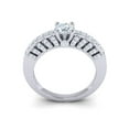 thumbnail image 3 of Brilliant Cut 1.5ctw Round Cut Diamond Prong Ladies Bridal Fancy Engagement Ring Solid 10K Gold JK I1, 3 of 3