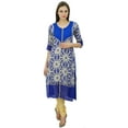 thumbnail image 3 of Bimba Rayon Long Straight Tunic Kurti Designer Printed Kurta Casual Clothing, 3 of 8