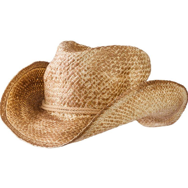 Western Straw Cowboy Hat - Straw Woven Cow Boy Hats Costume