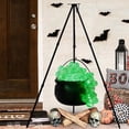 thumbnail image 5 of Farfi Bubbling Cauldron Set Large Witches Cauldron with String Light Black Plastic Bowl Candy Bucket Halloween Outdoor Indoor Decoration, 5 of 13