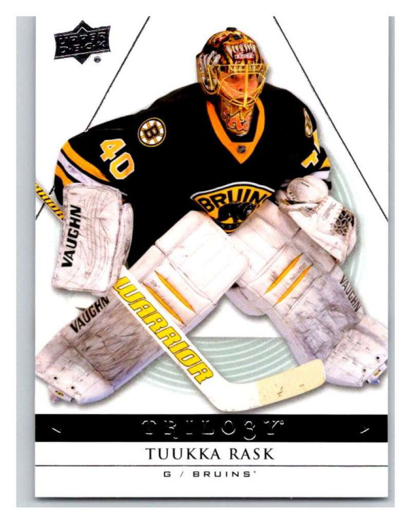 Boston Bruins No40 Tuukka Rask Black Sawyer Hooded Sweatshirt Stitched Jersey