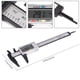 thumbnail image 1 of Vernier Caliper - Calibrador digital con pantalla LCD extra grande para medir pasos de profundidad interior exterior(plata), 1 of 5