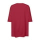 thumbnail image 5 of Blusa estampada de manga corta y cuello redondo para mujer: top holgado informal, tejido mixto, aberturas laterales, camiseta versátil para todas las estaciones, 5 of 5