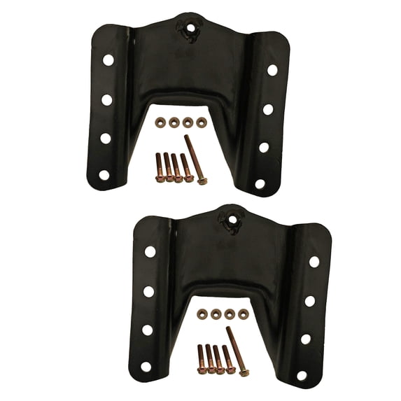 2PCS Leaf Spring Hanger Rear for Chevrolet Bus 1993-2002 Kodiak 1991-2009 Medium Duty Truck 1990 Stepvan 1992-1996 T Series 1997-2009 Gmc T Series Truck opkick Isuzu F H Series 722-086