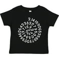 thumbnail image 3 of Inktastic Pi Day Pi Numerals in Spiral Boys or Girls Toddler T-Shirt, 3 of 5