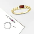 thumbnail image 6 of Everly Women's Garnet 10k Yellow Gold Ring, 6 of 10